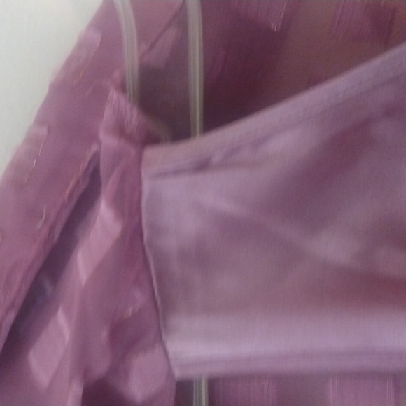 Size 2X purple top with attached satin looking tank - Picture 2 of 7